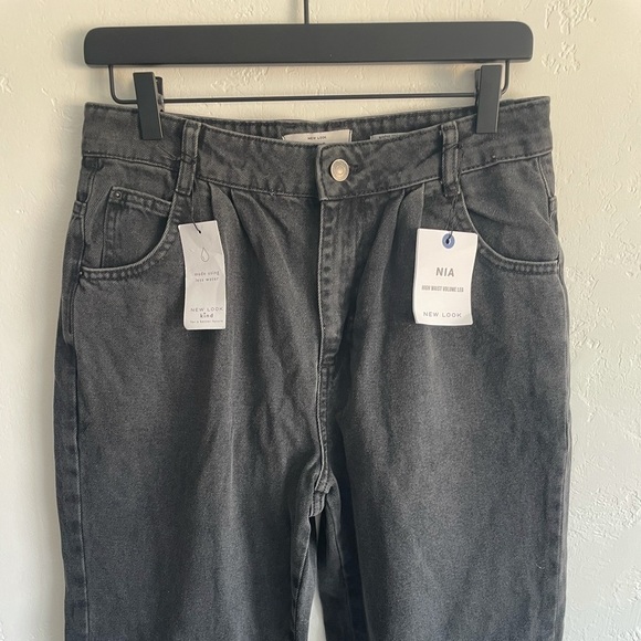 New look black denim jeans high waist size 8 NWT - Picture 3 of 14